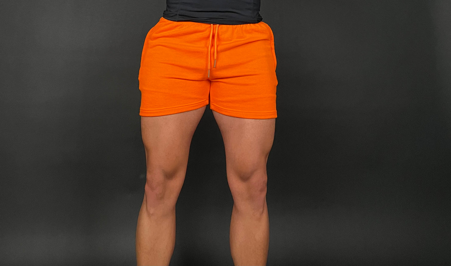 Mens 5 inch shorts (Orange)